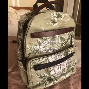 Valentino All leather Hawaiian large backpack